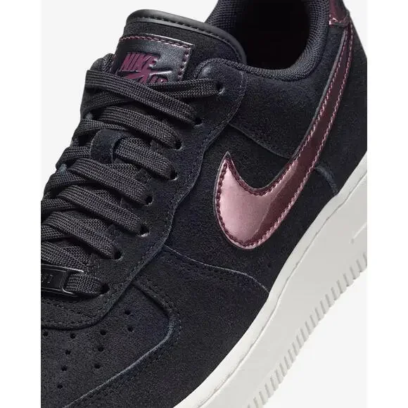Nike Air Force 1 '07 SE HJ4401-002 Sneaker Womens Black Platform Shoes aaNKE261 - Picture 13 of 15